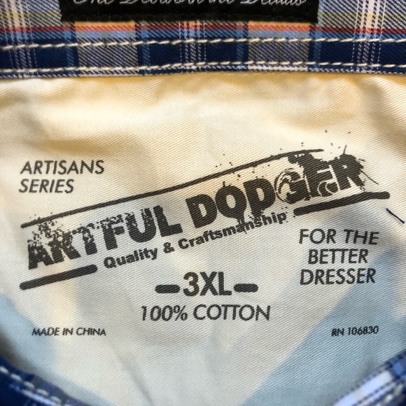 Button Down Shirt Sz 3XL - Picture 3 of 4